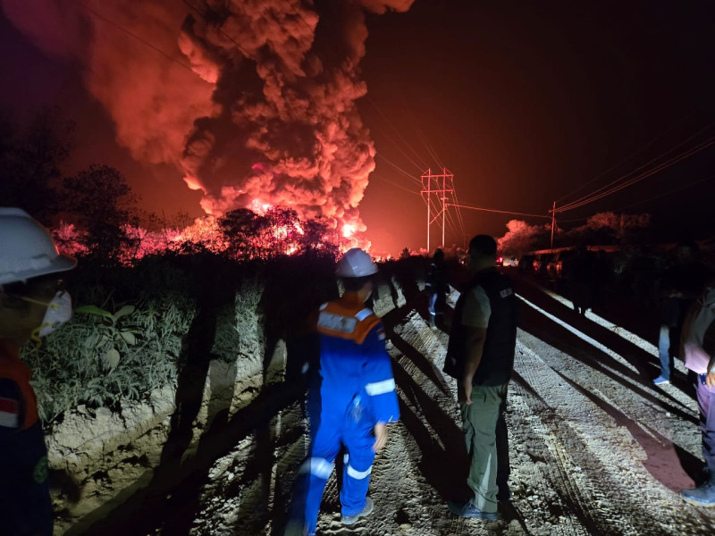 Kolam Minyak Mentah PT BSP di Siak Terbakar, Tak Ada Korban Jiwa