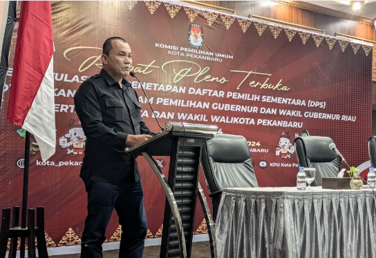 DPS Pilkada Serentak 2024 Kota Pekanbaru Ditetapkan Sebanyak 789.236 Orang