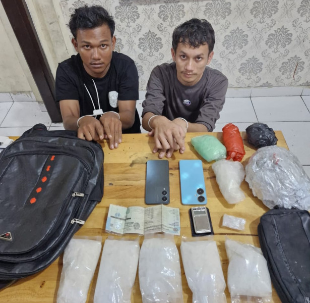Polisi Ungkap Jaringan Narkoba di Siak, Amankan Dua Kurir dan 2,6 Kg Sabu