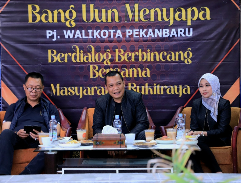 Bang Uun Sapa Warga Bukitraya, Komitmen Perjuangkan Pelayanan Dasar di Pekanbaru