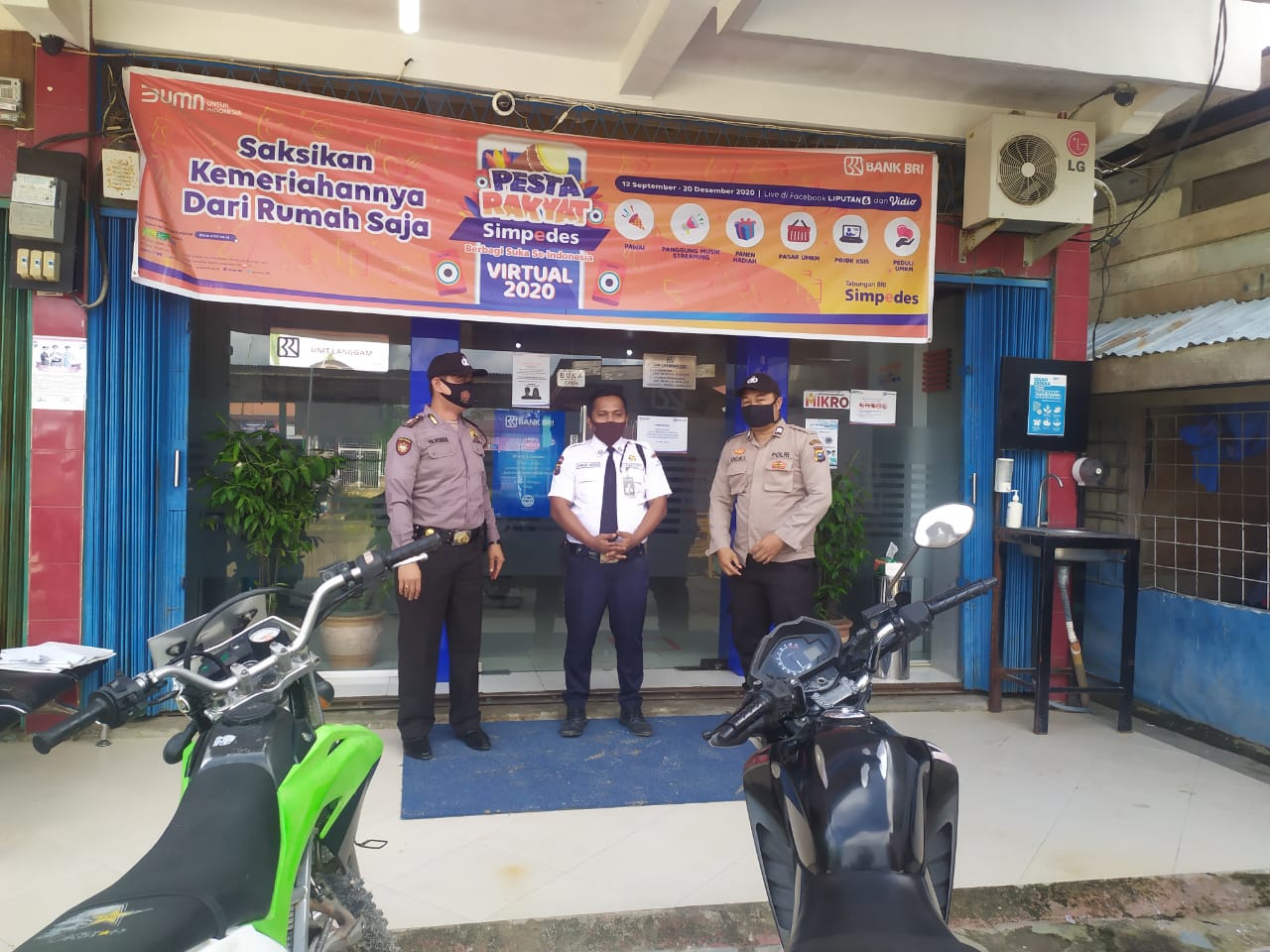 Cegah Corona, Polsek Langgam Kembali Lakukan Patroli Serta Antisipasi C3