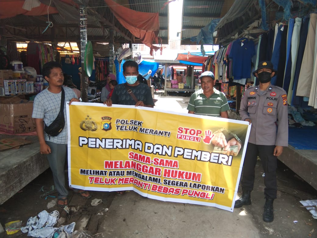 Polsek Teluk Meranti Sosialisasi Saber Pungli kepada Masyarakat