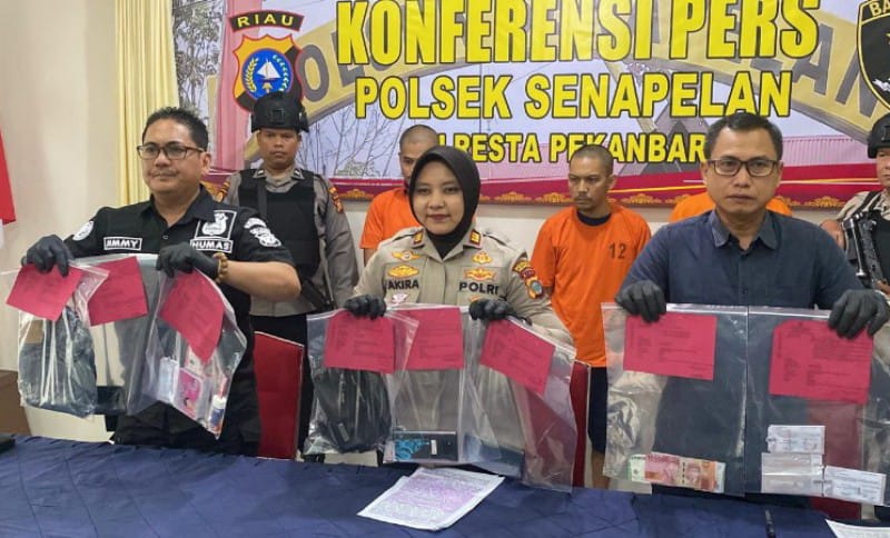Tiga Pengedar Sabu Ditangkap di Pekanbaru, Satu Sempat Coba Kabur