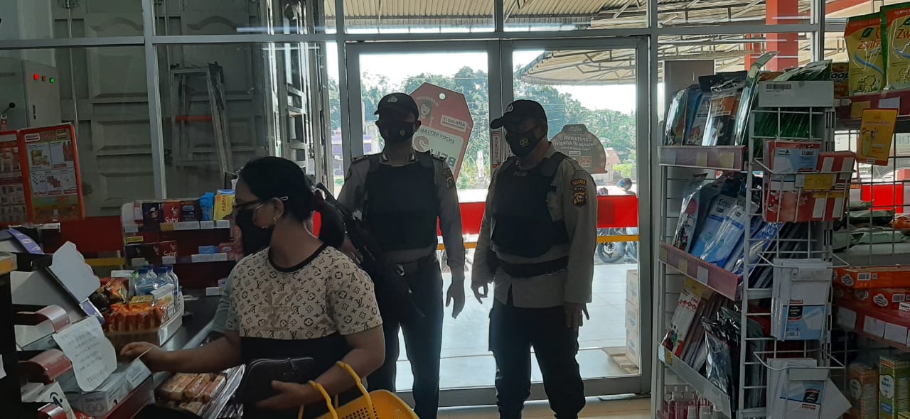 Polsek Ukui Sambangi Objek Vital dan Tempat Rawan Kejahatan Antisipasi C3