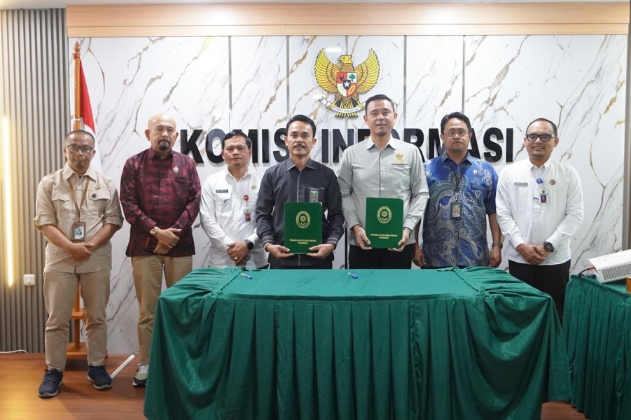 Permudah Layanan Publik, KI Riau dan PTUN Pekanbaru Teken MoU Layanan Informasi