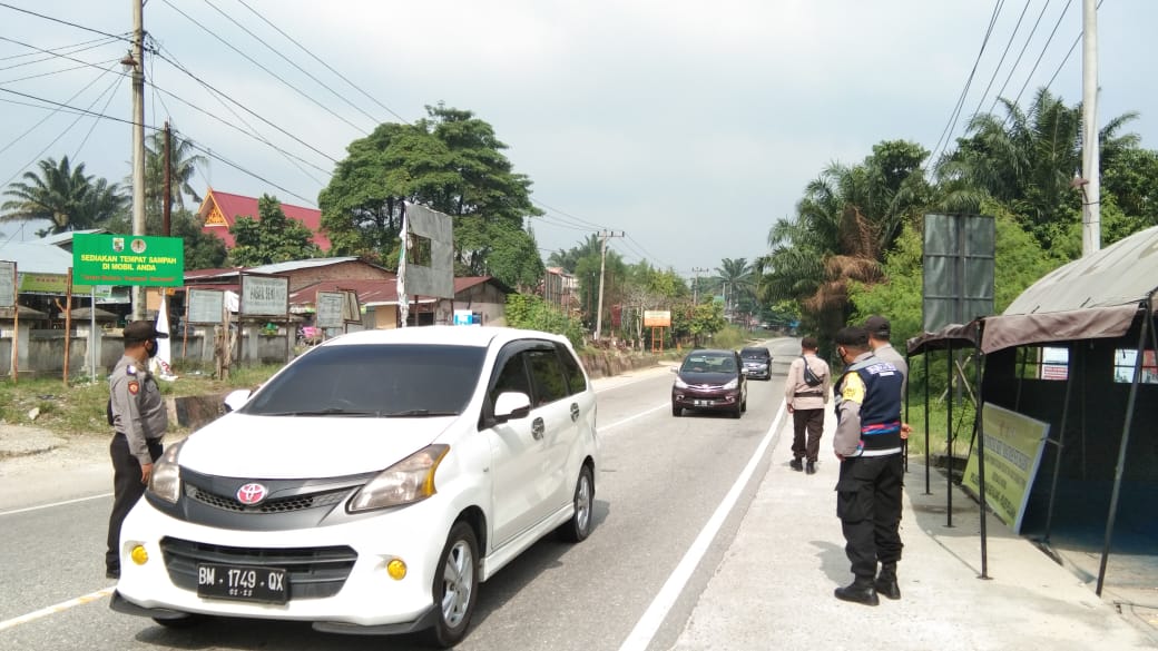 Polsek Bandar Sei Kijang Kembali Gelar Operasi Yustisi di Pos PPKM