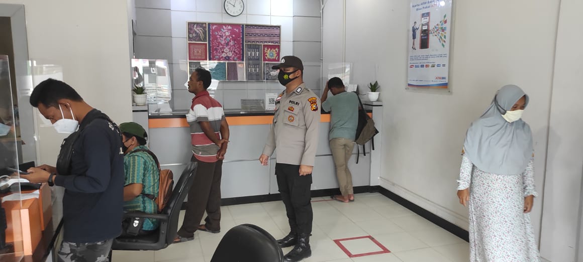 Polsek Langgam Gelar Patroli Cegah Kriminal dan Tekan Penyebaran Covid-19