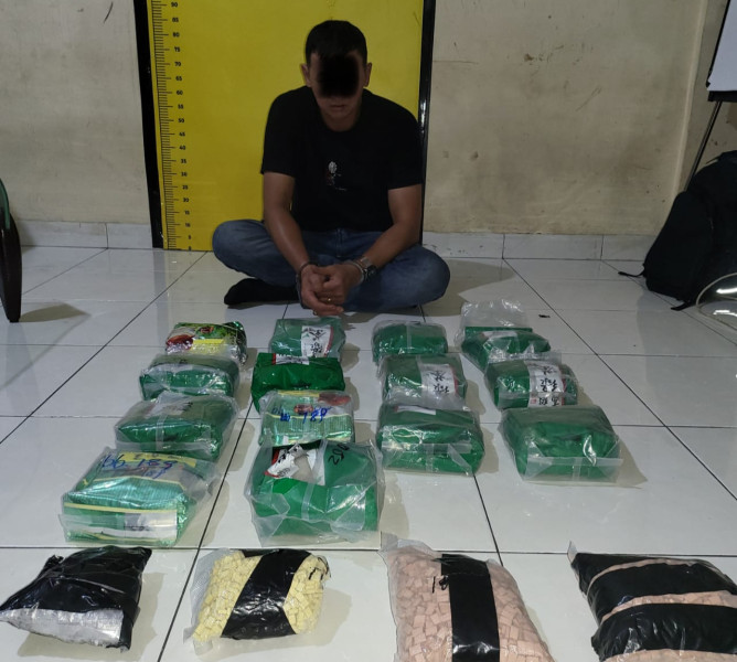 Baru Bebas Penjara, Residivis Narkoba Kembali Ditangkap di Pekanbaru