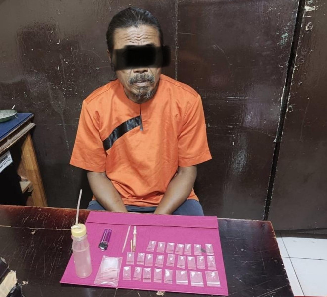 Lansia Jadi Tersangka Penyalahgunaan Narkoba di Peranap