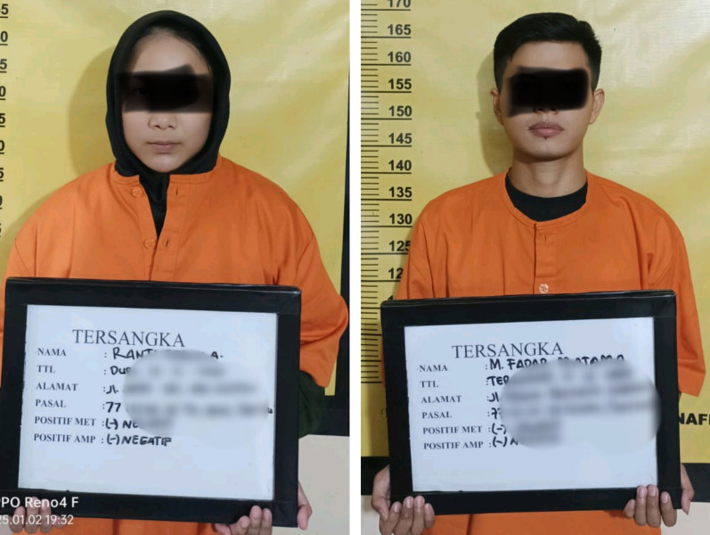 Polsek Bukit Raya Tangkap Pasangan Muda Pelaku Pembuangan Bayi di Pekanbaru