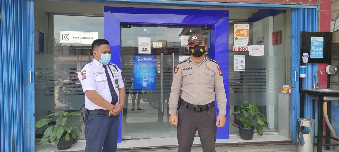 Polsek Langgam Optimalkan Patroli Aksi Kriminal dan Penyebaran Covid-19
