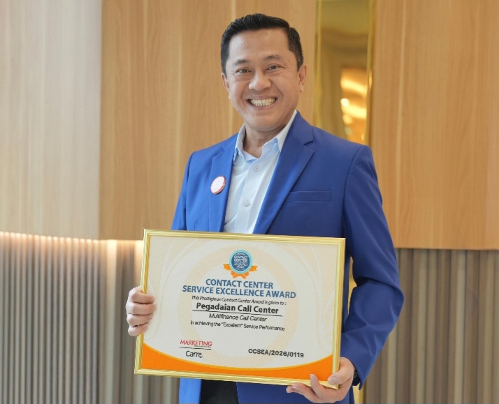 Melayani Sepenuh Hati, Pegadaian Raih Penghargaan Top CX Brand Award 2026