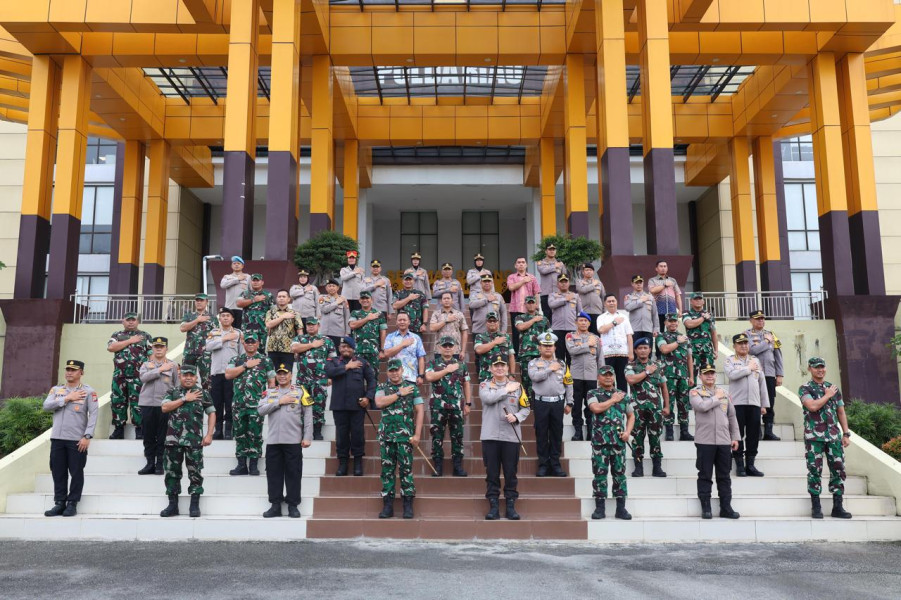 Pangdam I/Bukit Barisan Kunjungi Polda Riau, Perkuat Sinergitas TNI-Polri