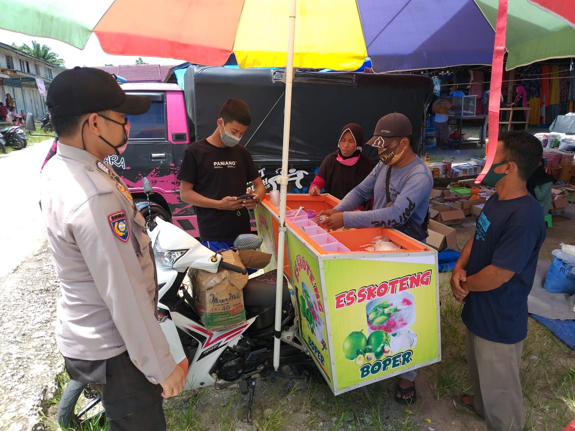 Gelar Operasi Yustisi, Polsek Bunut Sosialisasikan AKB