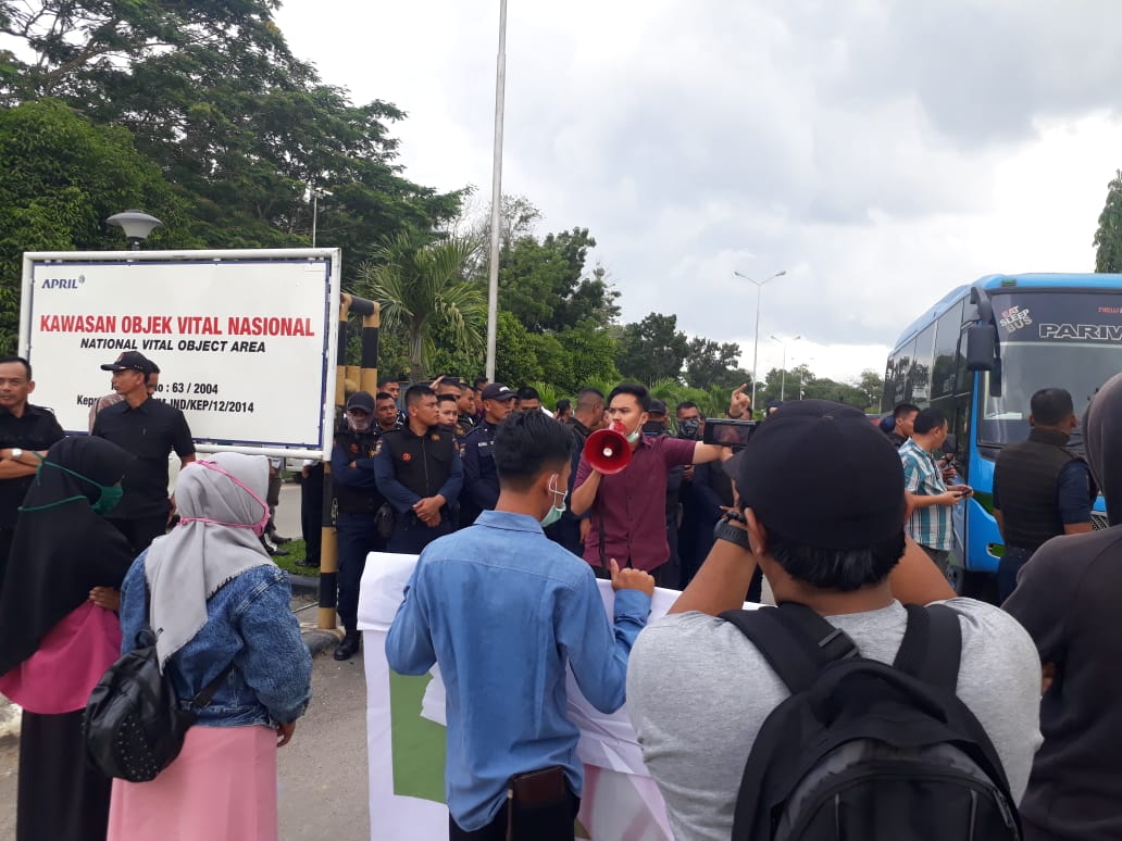 Gelar Aksi Damai, Ini Tuntutan PTMP Riau