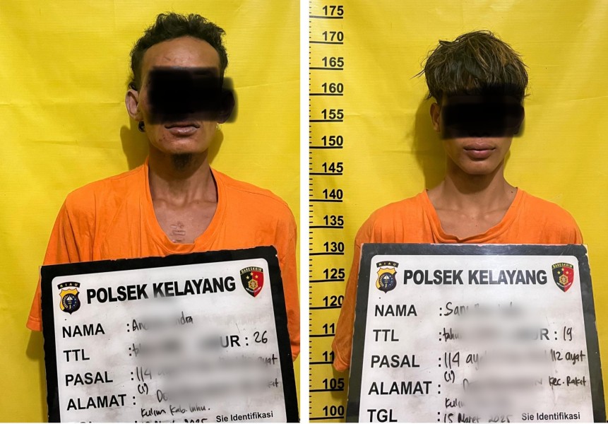 Melarikan Diri Lewat Sungai, Kakak Beradik Pengedar Narkoba Berhasil Diringkus