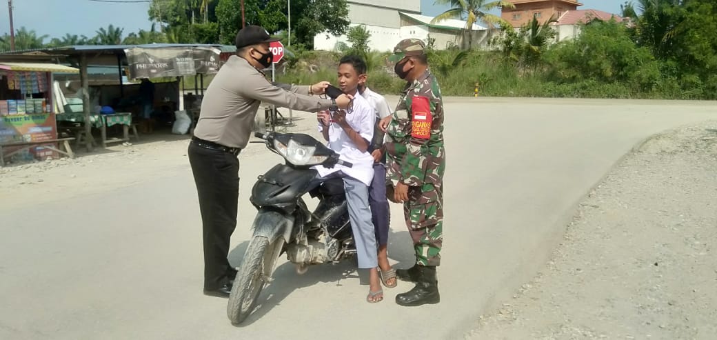 Operasi Yustisi, Polsubsektor Pelalawan Upayakan dengan Cara ini