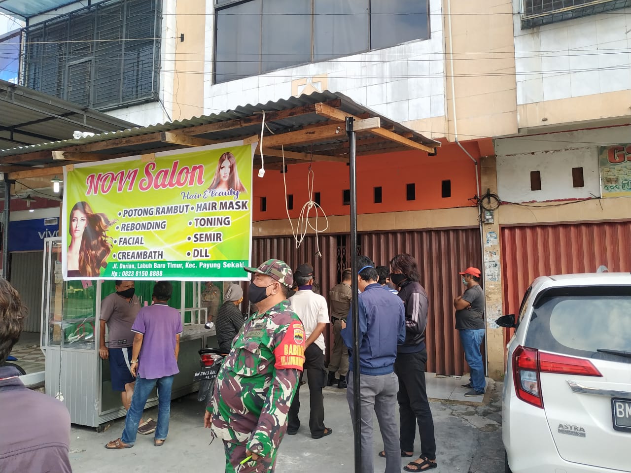 Di Jalan Durian Pekanbaru Ada Ruko Diduga Tempat Mesum Berkedok Salon, 11 Orang Diamankan