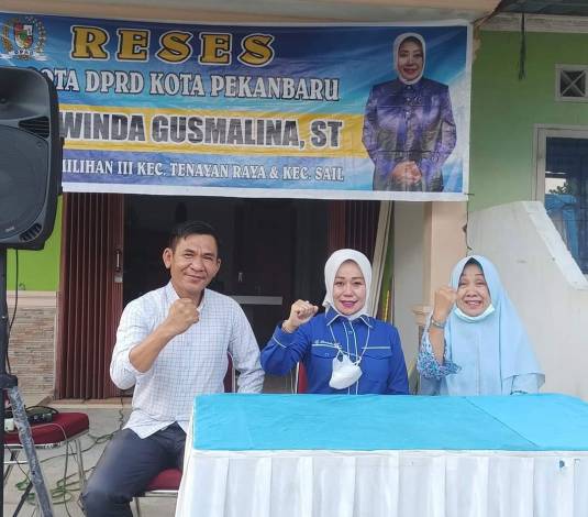 Reses di Tenayan Raya, Arwinda Serap Aspirasi Warga