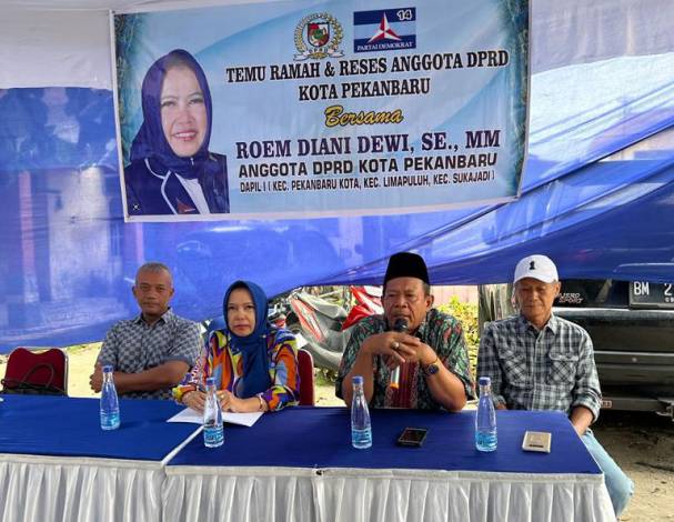 Laksanakan Reses, Roem Diani Dewi Diminta Sampaikan Keluhan Warga kepada Pemko Pekanbaru
