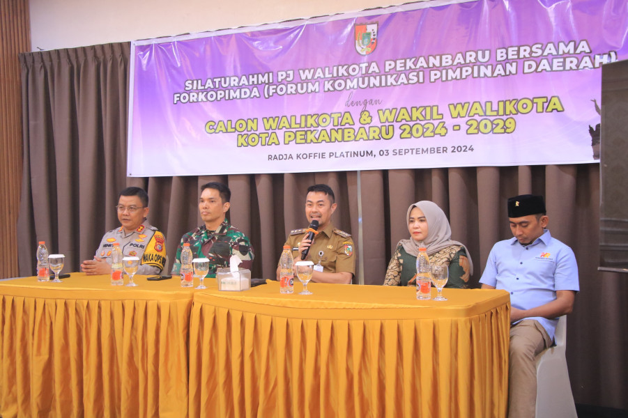 Silaturahmi Hangat, Pj Wako Ajak Bakal Paslon Komitmen Majukan Pekanbaru di 2025