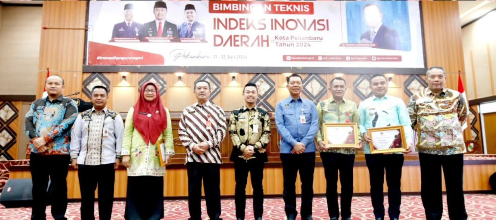 Sudah Lima Kali, BKPSDM Kota Pekanbaru Raih Penghargaan Perangkat Daerah Terinovatif 2023