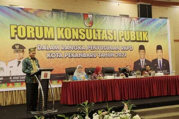 Pertegas Program, Pemko Gelar Forum Konsultasi Publik RKPD Pekanbaru Tahun 2021