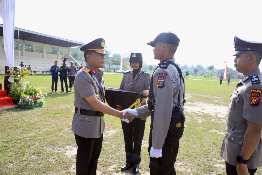 Wakapolda Riau Tegaskan Diktukba Polri gelombang II TA 2024 adalah Bagian Pembentukan Karakter