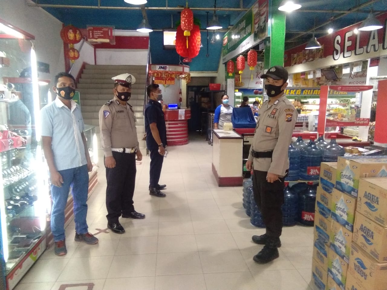 Cegah Aksi Kejahatan, Polsek Pangkalan Kerinci Gencar Patroli