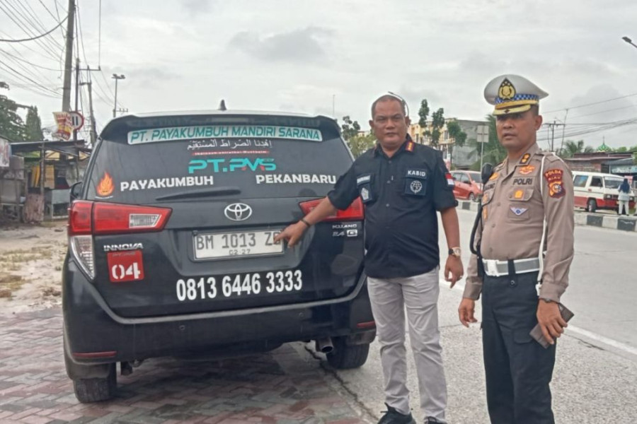 Dishub Pekanbaru dan Polisi Gelar Razia, 12 Travel Gelap dan 8 Truk ODOL Ditilang