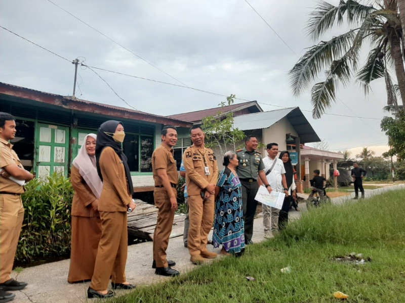 Penanganan Kawasan Kumuh di Meranti Pandak, Pemko Pekanbaru Dukung Program TMMD 2024