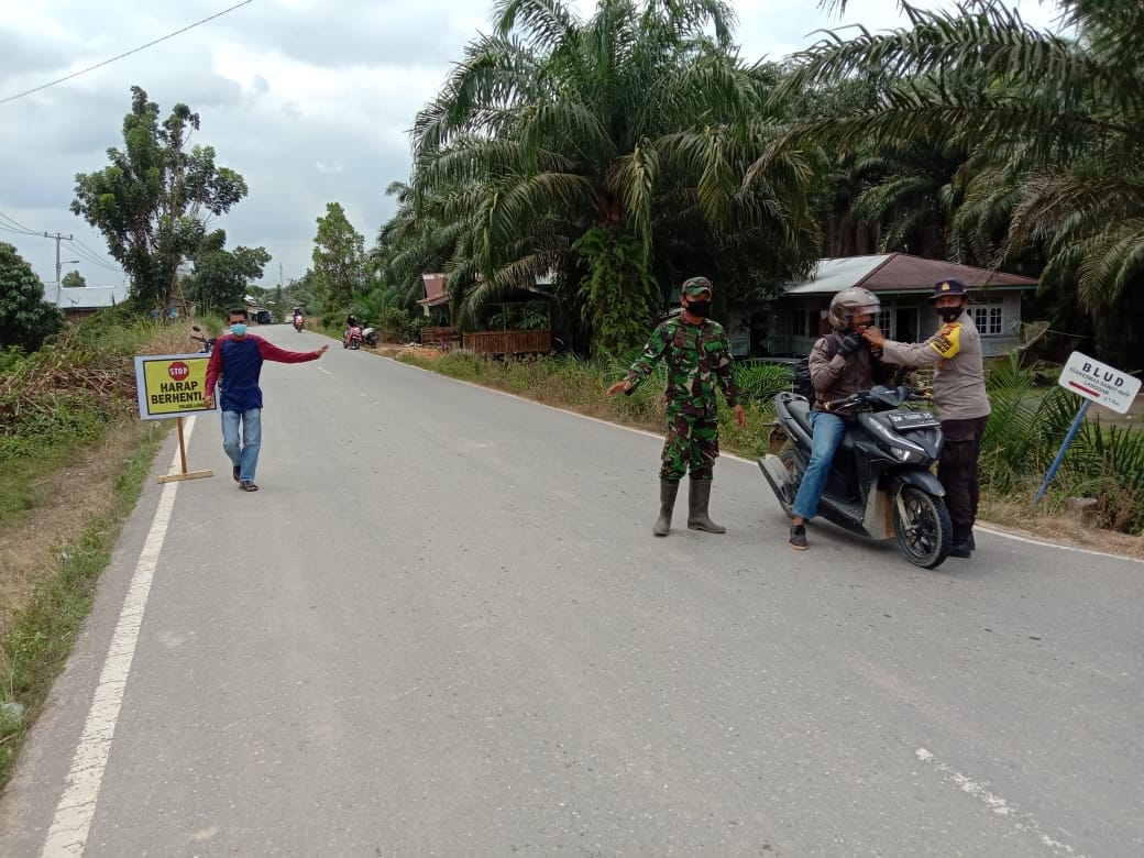 Kapolsek Langgam Rutin Lakukan Operasi Yustisi PPKM, Masih Ada Pelanggar Prokes