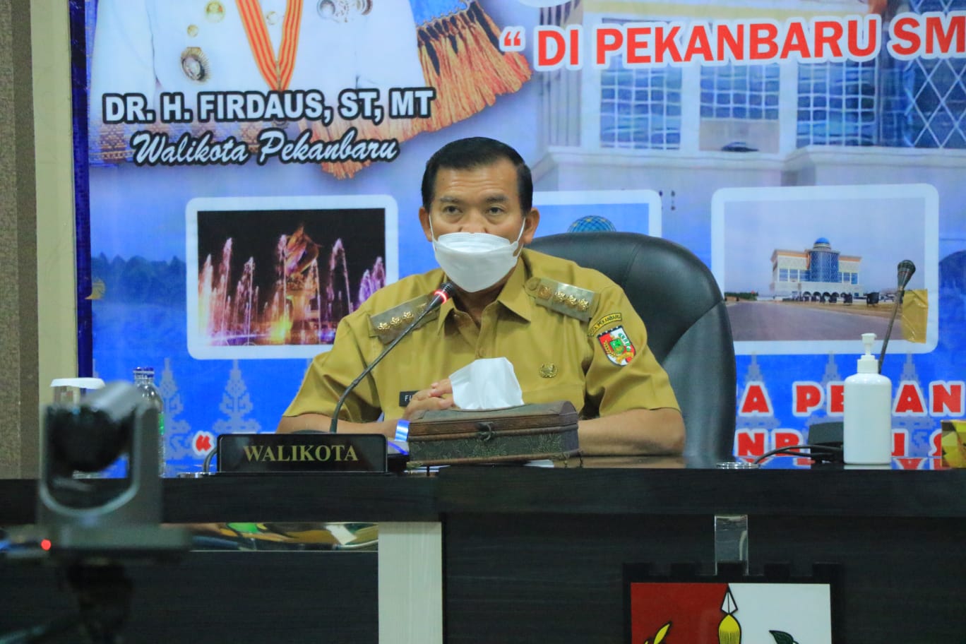 Covid Melandai, Walikota Pekanbaru Ingatkan tak Boleh Lengah