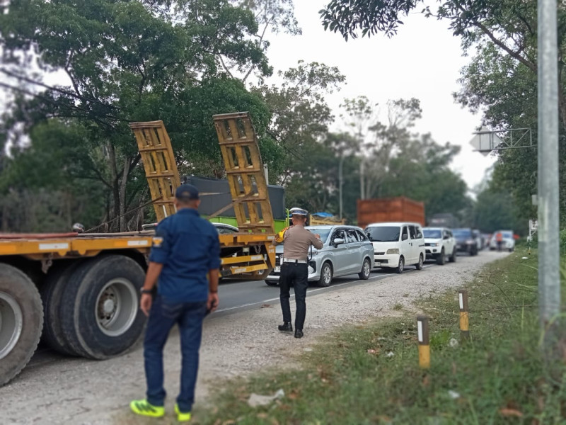 Dishub Pekanbaru Gelar Razia Gabungan, 55 Kendaraan Ditilang