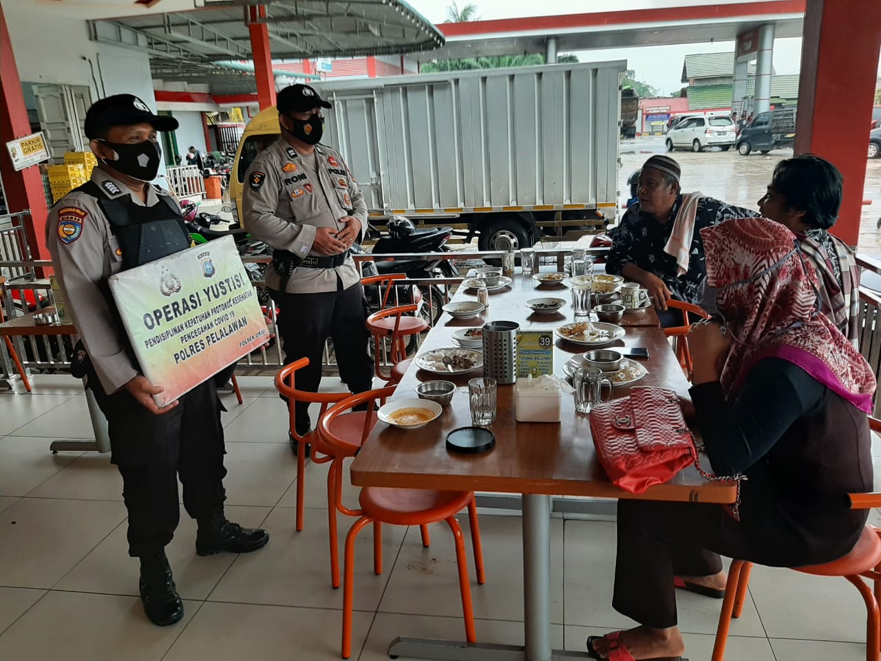 Polsek Ukui Kembali Gelar Yustisi Covid-19