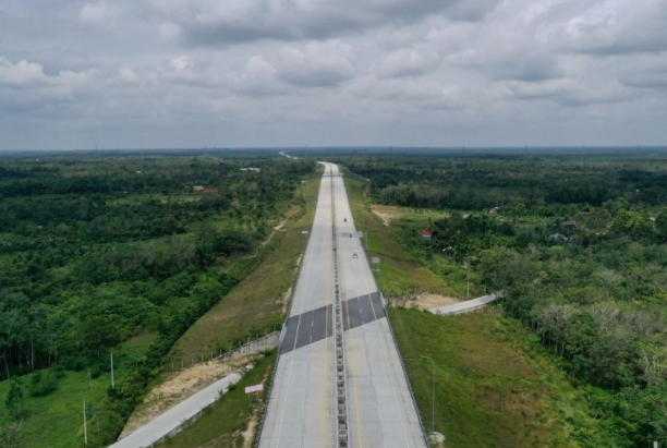Tol Pekanbaru -Bangkinang Sepanjang 40 Km Tuntas Dikerjakan