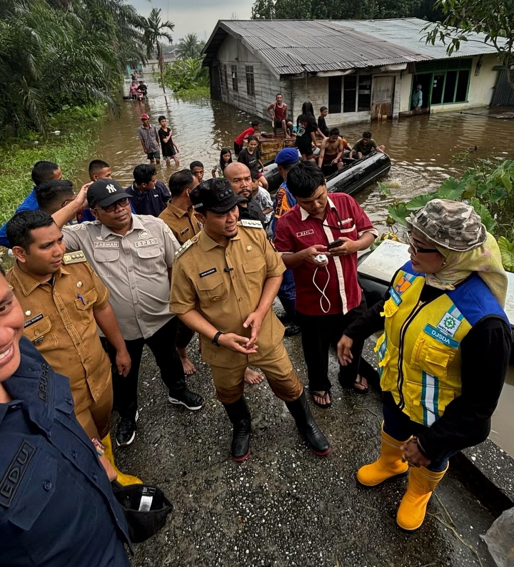 Luapan Sungai Siak, Wali Kota Pekanbaru Koordinasi Penanganan Banjir