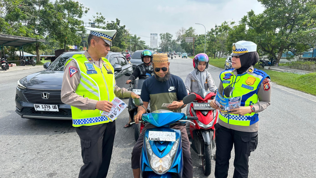 Tiga Hari Operasi Patuh Lancang Kuning, Polisi Tindak 2.616 Pelanggaran di Riau