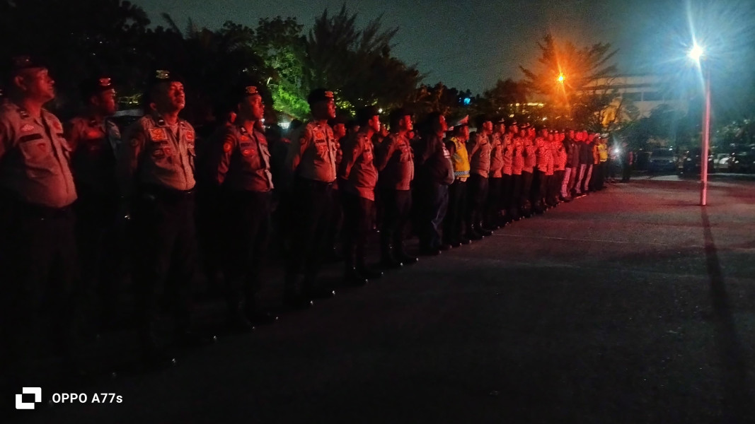 Polresta Pekanbaru Gelar Apel Kesiapan untuk Antisipasi Gangguan Kamtibmas