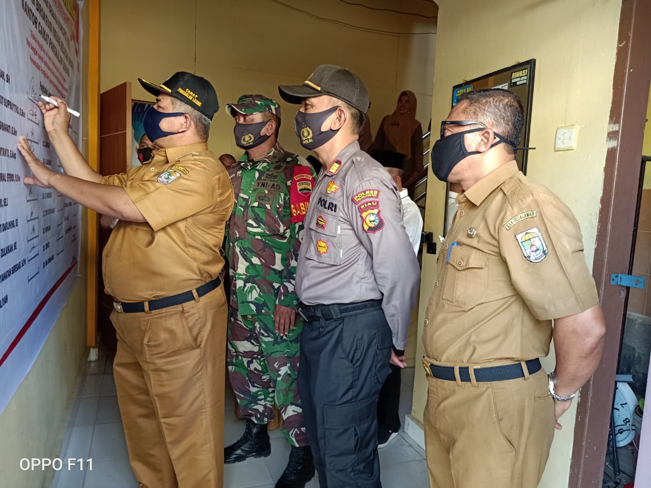 Kapolsek Pangkalan Lesung Hadiri Komitmen Fakta Integritas Menuju WBK dan WBBK