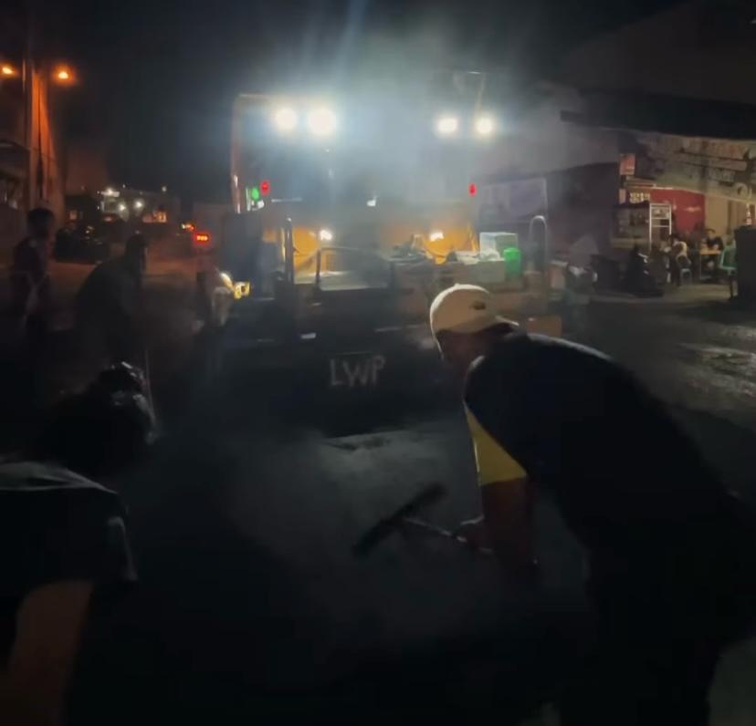 Tingkatkan Infrastruktur Kota, Dinas PUPR Pekanbaru Aspal Ulang Jalan Sakuntala