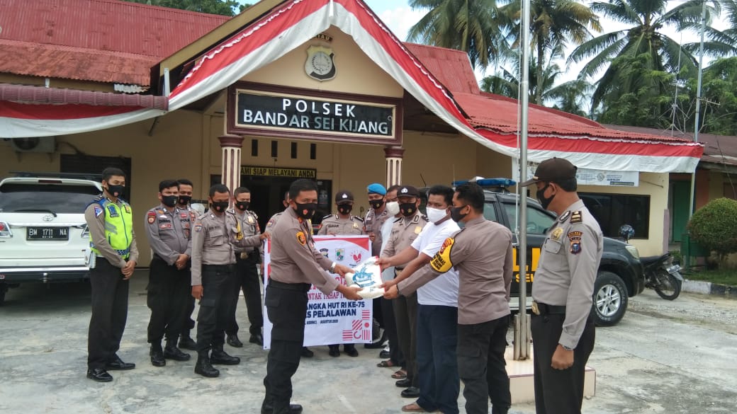 Kapolsek Bandar Sei Kijang, Giatkan Bakti Sosial Serentak Tahap IV