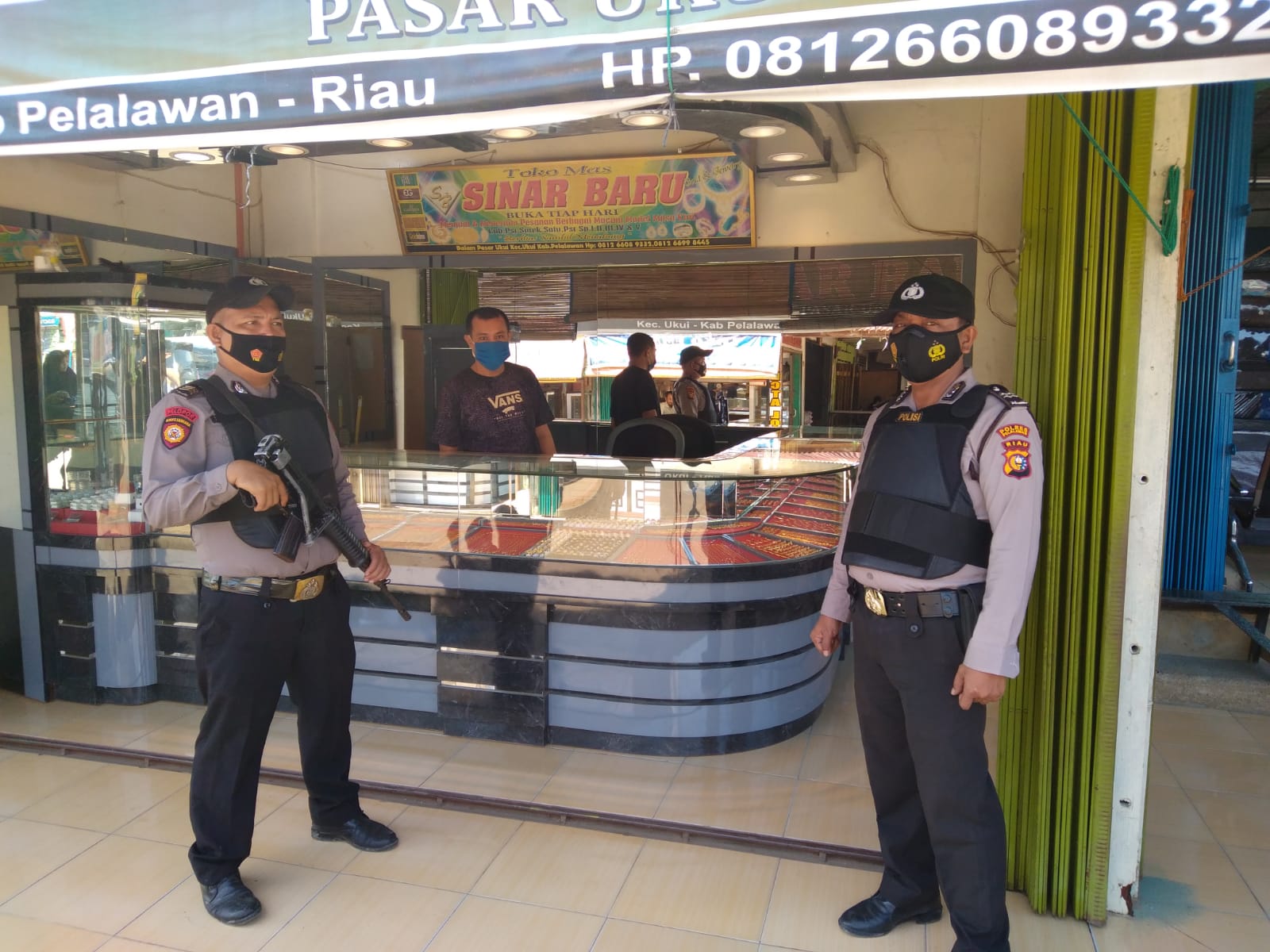 Cegah Kriminalitas di Masa Pandemi, Polsek Ukui Tingkatkan Patroli C3