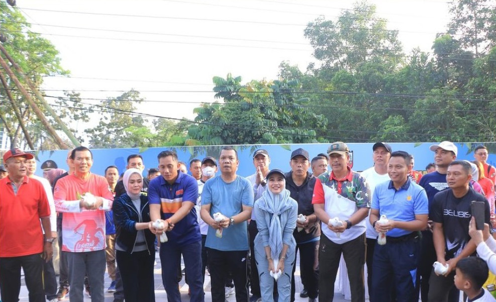 Soft Opening Taman Labuai Pekanbaru City Walk Dihadiri Kepala Dinas Perkim Pekanbaru