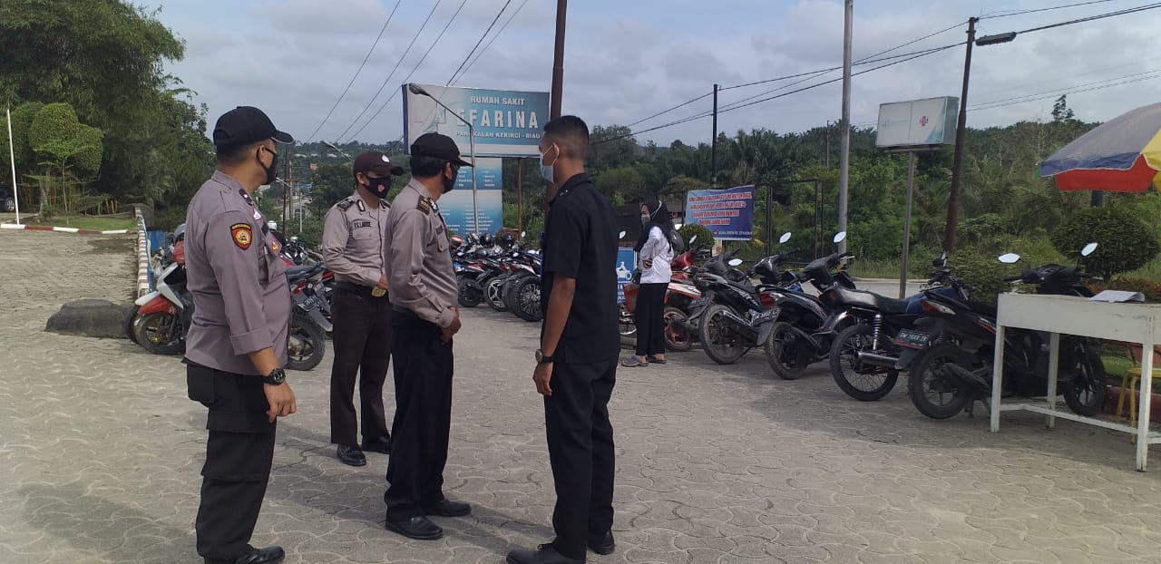 Patroli C3, Polsek Pangkalan Kerinci Imbau Warga Waspada Terhadap Kriminal