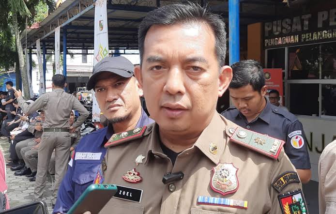 Besok, Satpol PP Bersama Tim Gabungan Tertibkan APK Pilkada di Pekanbaru
