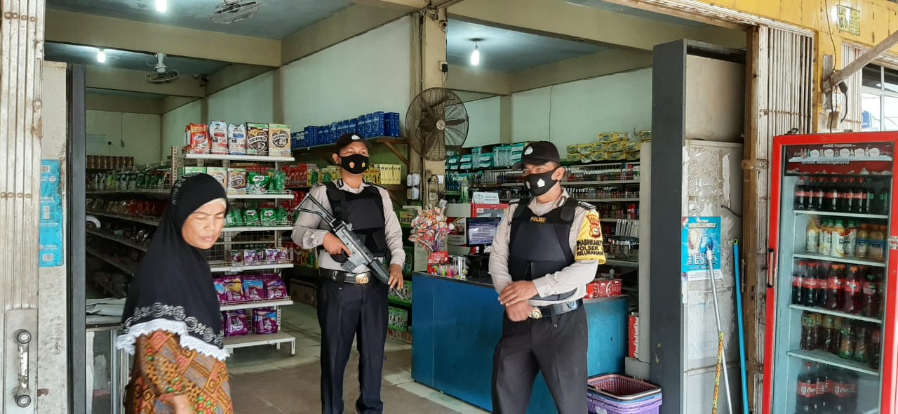 Cegah Kejahatan C3, Polsek Ukui Patroli Sambangi Objek Vital