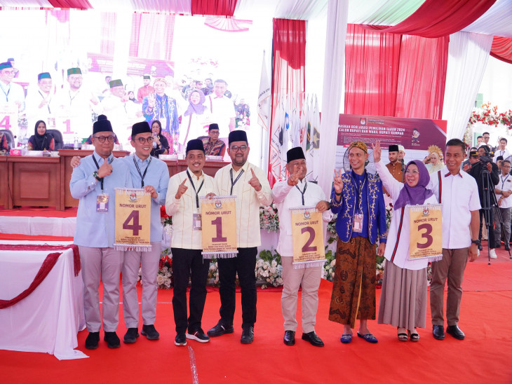 Nomor Urut Paslon Bupati Kampar 2024 Telah Ditetapkan, Siapa Saja Mereka?
