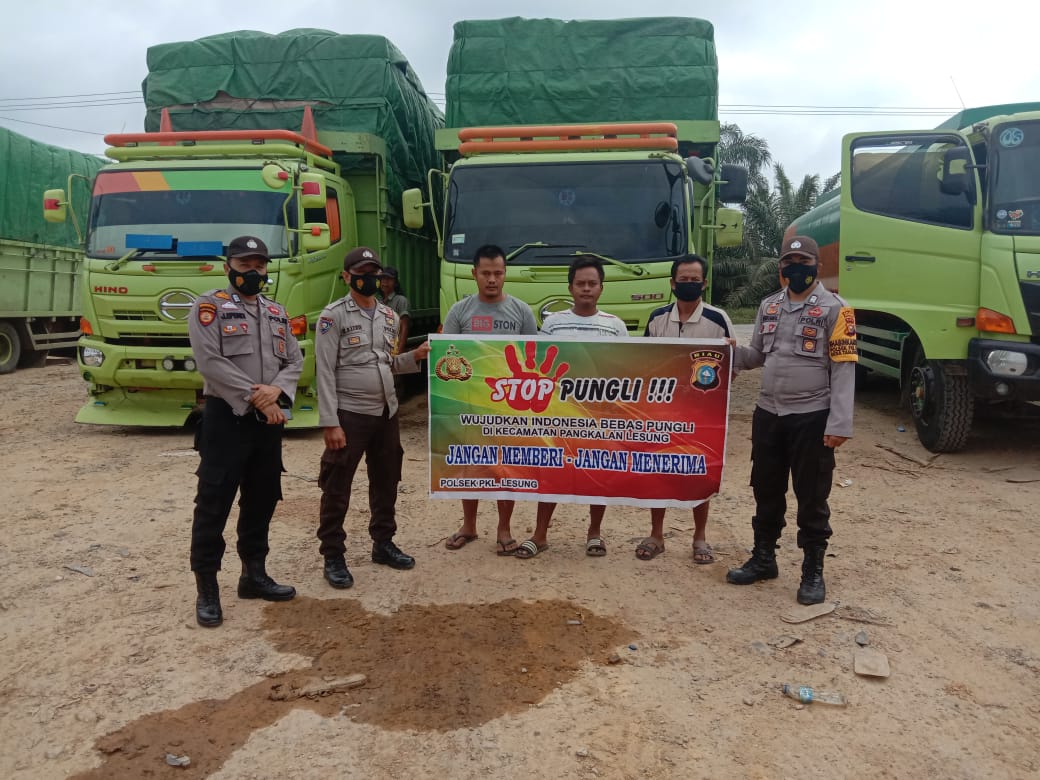 Polsek Pangkalan Lesung Gencar Lakukan Giat Saber Pungli di Wilkum