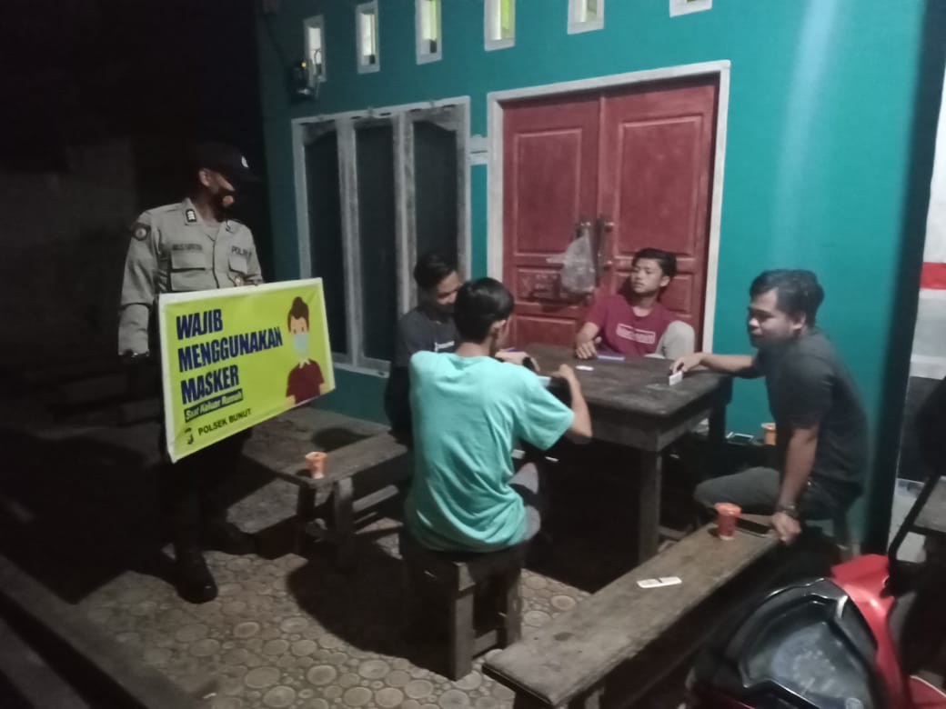 Giat Malam, Polsek Bunut Laksanakan Operasi Yustisi